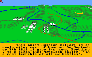Borodino (Amiga) screenshot: Introduction