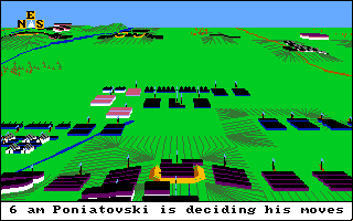 Borodino (Amiga) screenshot: Game start