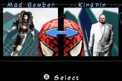 Spider-Man 3 (Game Boy Advance) screenshot: A tough decision