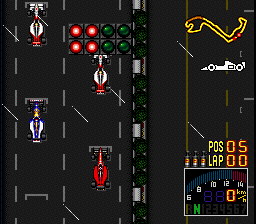 F-1 Grand Prix Part II (SNES) screenshot: Monaco GP