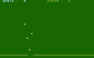 Kosmiczne Śmieci (Commodore 16, Plus/4) screenshot: Game over