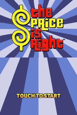 The Price Is Right (Nintendo DS) screenshot: Title Screen