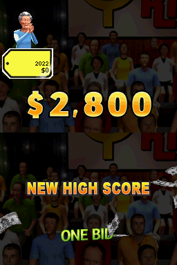 The Price Is Right (Nintendo DS) screenshot: New High Score