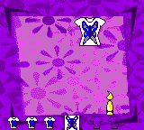 Barbie: Fashion Pack Games (Game Boy Color) screenshot: You must shoot the t-shirt 5 times to earn it.