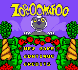 Zoboomafoo: Playtime in Zobooland (Game Boy Color) screenshot: Title screen.
