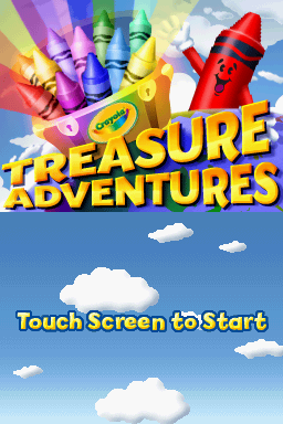 Crayola Treasure Adventures (Nintendo DS) screenshot: Title Screen