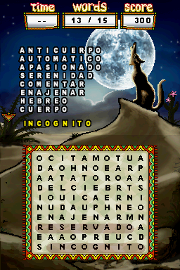Spanish for Everyone! (Nintendo DS) screenshot: Incognito