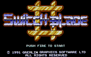 Switchblade II (Atari ST) screenshot: Title screen