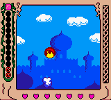 Barbie: Magic Genie Adventure (Game Boy Color) screenshot: You must match the opposite element in this training mini-game, for example: fire melts ice.