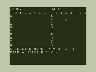 Screenshot of Global Thermonuclear War (TRS-80 CoCo, 1984) - MobyGames