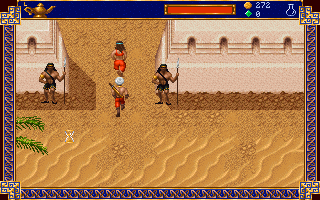 Al-Qadim: The Genie's Curse (DOS) screenshot: your sister's welcome