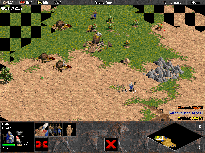 Screenshot of Age of Empires (Windows, 1997) - MobyGames