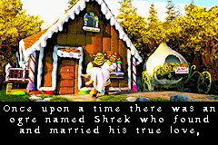Shrek 2 (Game Boy Advance) screenshot: Story cutscene