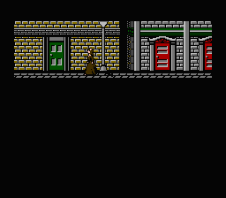 Meitantei Holmes: Kiri no London Satsujin Jiken (NES) screenshot: Intro: A woman comes knocking on the door of 221B Baker Street.
