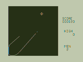 Loopy (TRS-80 CoCo) screenshot: Larger Target