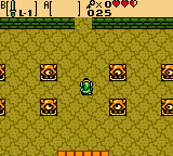 The Legend of Zelda: Oracle of Seasons (Game Boy Color) screenshot: Inside the first dungeon.
