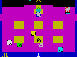 Screenshot of Menace (ZX Spectrum, 1983) - MobyGames