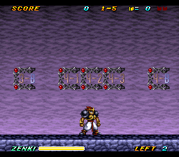 Screenshot Of Kishin Dōji ZENKI: Battle Raiden (SNES, 1995) - MobyGames