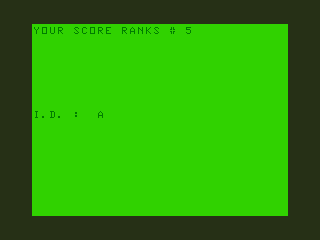 Dragon's Temple (TRS-80 CoCo) screenshot: Game Over