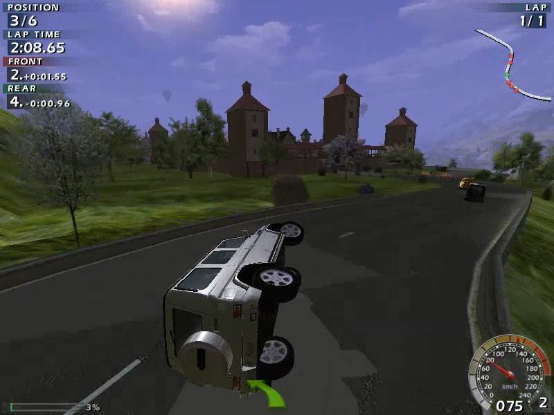 World Racing (Windows) screenshot: Great driver skills