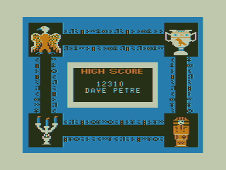 King Tut (TRS-80 CoCo) screenshot: High Score