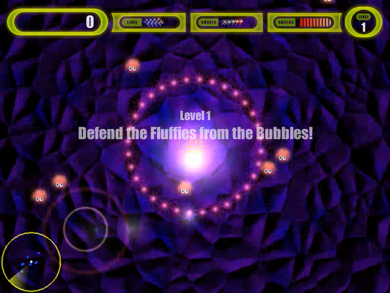 AlienFlux (Windows) screenshot: Level starts
