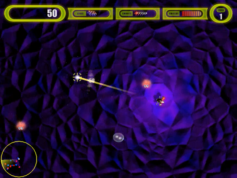AlienFlux (Windows) screenshot: Shooting bubbles