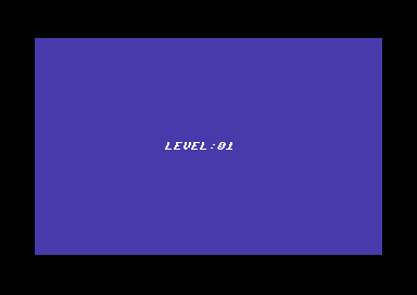 Balon (Commodore 64) screenshot: Level introduction