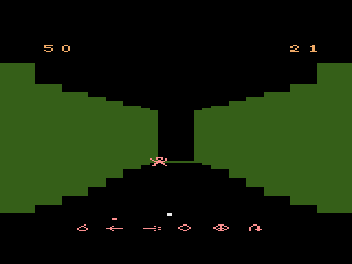 Crypts of Chaos (Atari 2600) screenshot: A troll is approaching