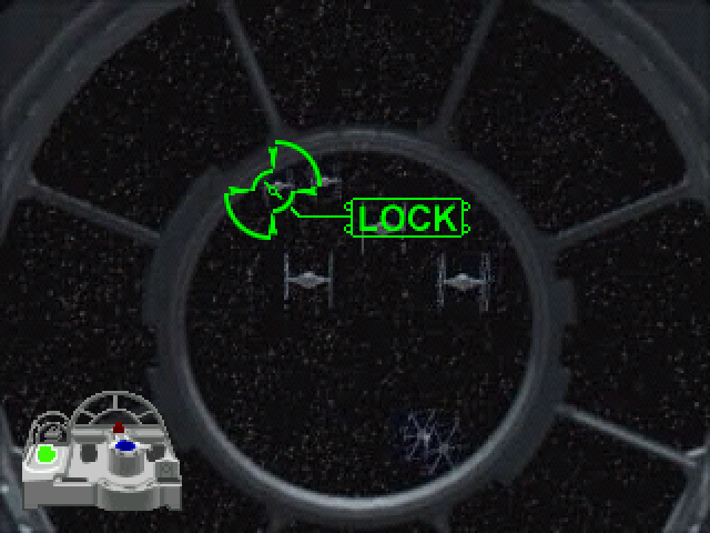 Star Wars: Millennium Falcon CD-ROM Playset (Windows) screenshot: In addition to the movie sequences, there are several CGI action scenes made for the game.