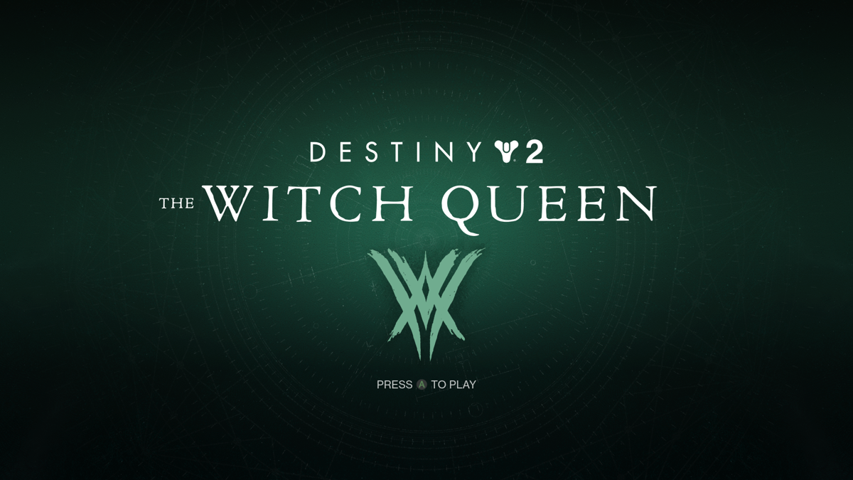 Destiny 2: The Witch Queen (Xbox One) screenshot: Title screen