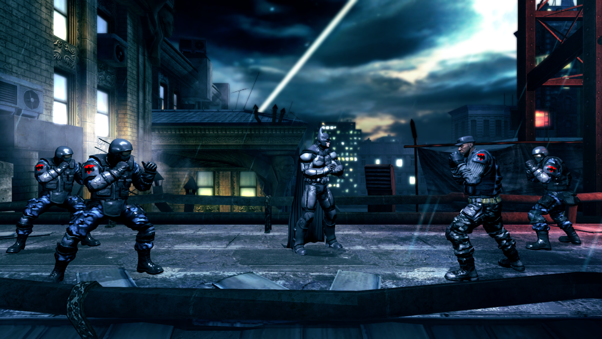 Batman: Arkham Origins - Blackgate: Deluxe Edition (Windows) screenshot: The game starts with a fist fight