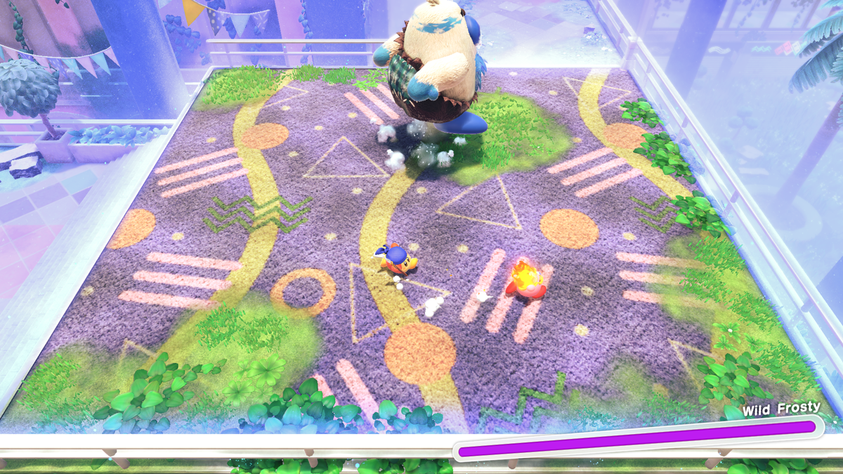 Kirby and the Forgotten Land (Nintendo Switch) screenshot: Wild Frosty