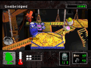 Eggs of Steel (PlayStation) screenshot: An enemy
