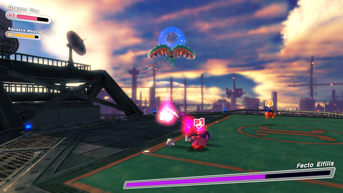 Kirby and the Forgotten Land (Nintendo Switch) screenshot: The ultimate boss... or is it?