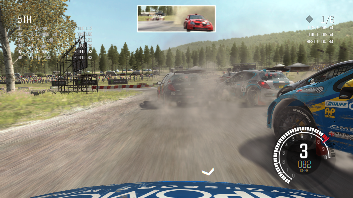 DiRT: Rally (Windows) screenshot: The competition is fierce and you'll have to play dirty