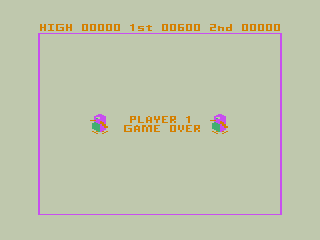 Ice Bird (TRS-80 CoCo) screenshot: Game Over