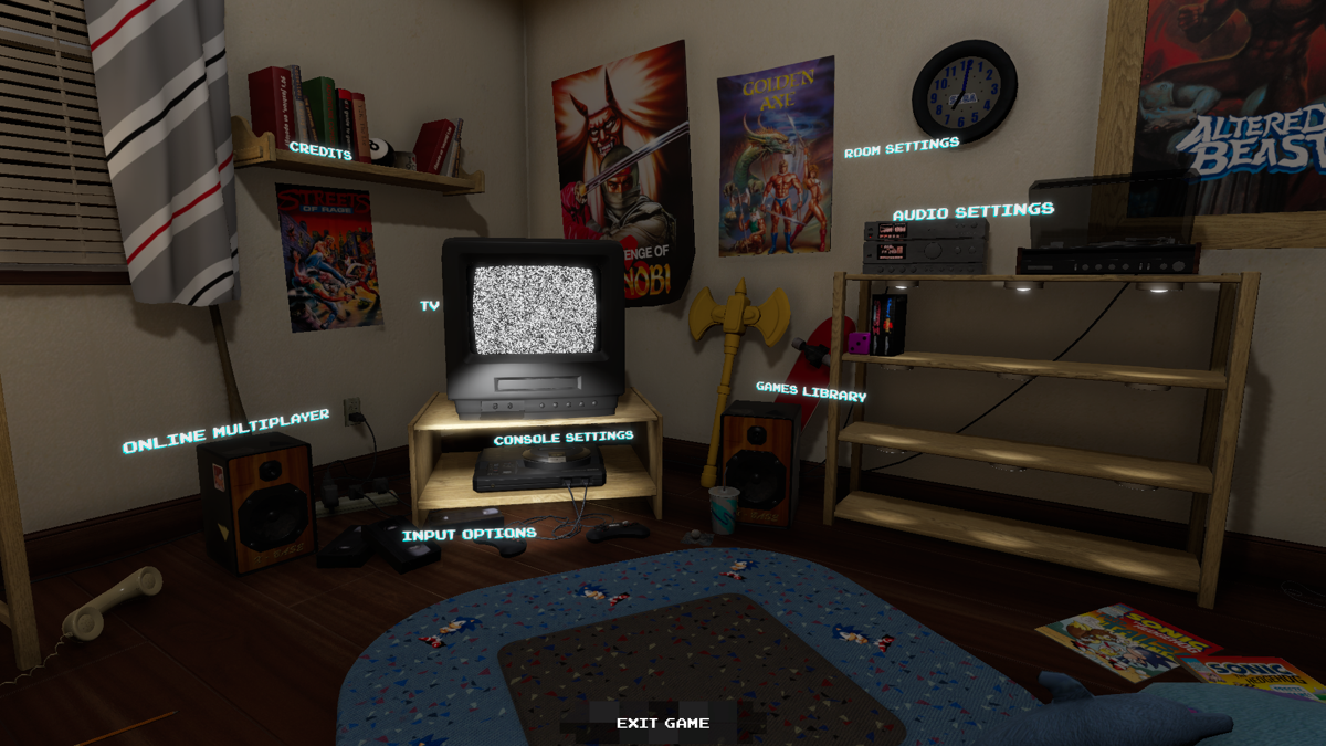 SEGA Mega Drive Classics / SEGA Genesis Classics (Windows) screenshot: Game room