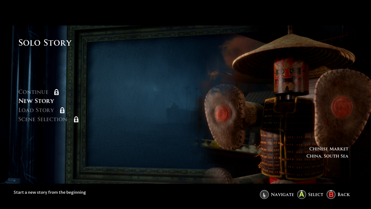 The Dark Pictures Anthology: Man of Medan (Windows) screenshot: Solo story options