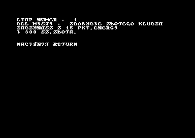 Achmed Caligula (Commodore 64) screenshot: Briefing