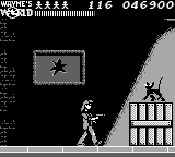 Wayne's World (Game Boy) screenshot: Don't be fooled by the cat it is lethal