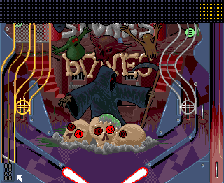 Pinball Fantasies (Amiga) screenshot: Table 4 - Stones N Bones (bottom)