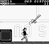 Wayne's World (Game Boy) screenshot: Wayne's Stratocaster from the film