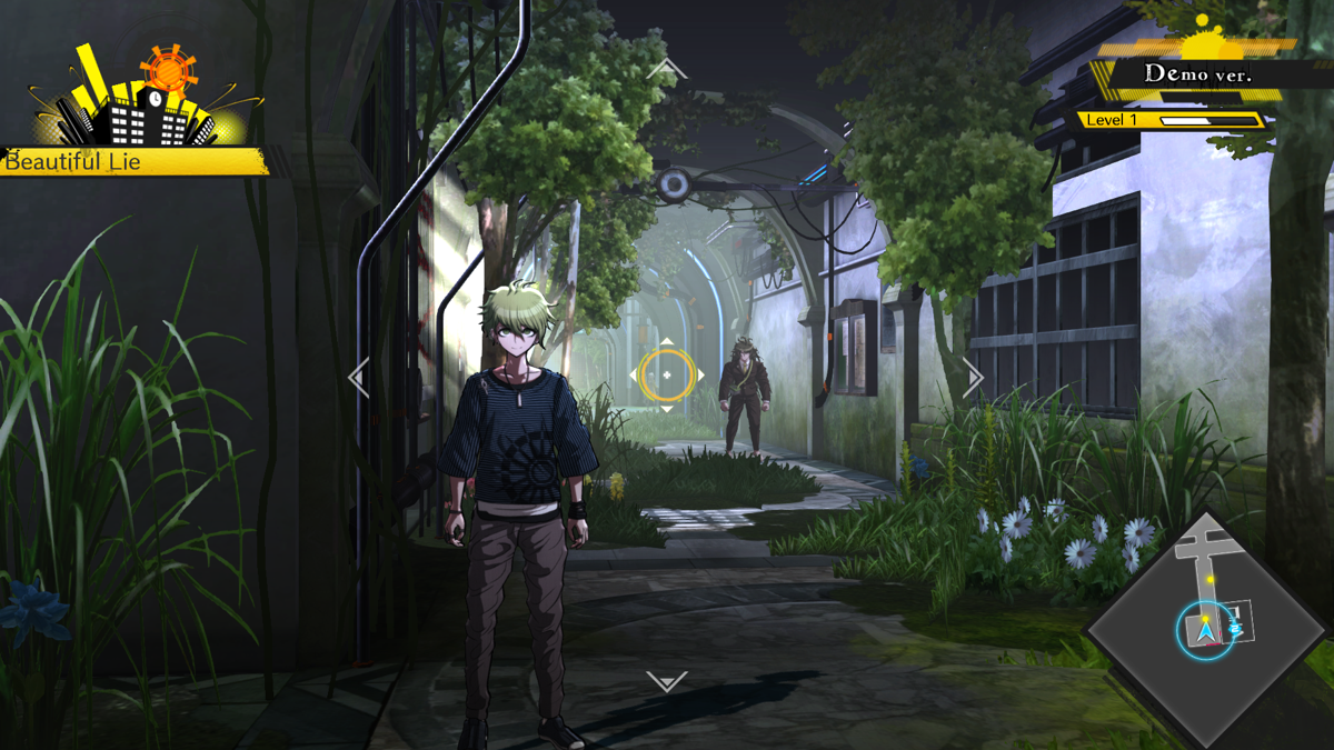 Danganronpa V3: Killing Harmony - Demo Ver. (Windows) screenshot: Exploring the school in 1st person mode