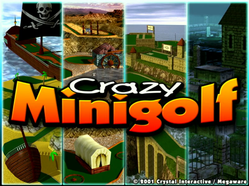 Crazy Minigolf (Windows) screenshot: Title screen