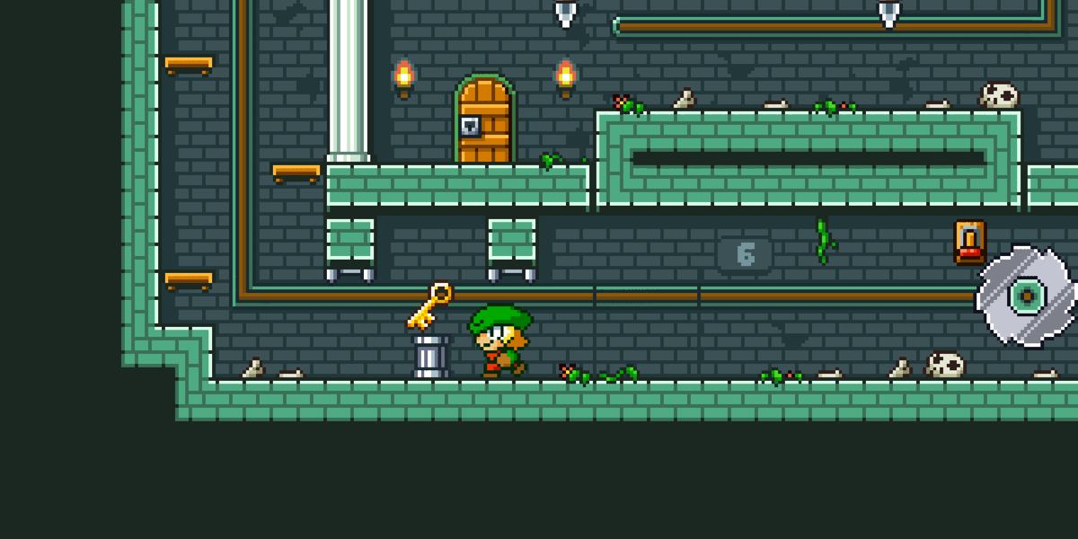 Super Dangerous Dungeons (Android) screenshot: This is worse than Indiana Jones!
