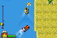 Island Xtreme Stunts (Game Boy Advance) screenshot: A cruising coarse