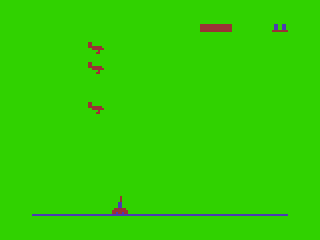 Screenshot of Nuclear Avenger (TRS-80 CoCo, 1985) - MobyGames