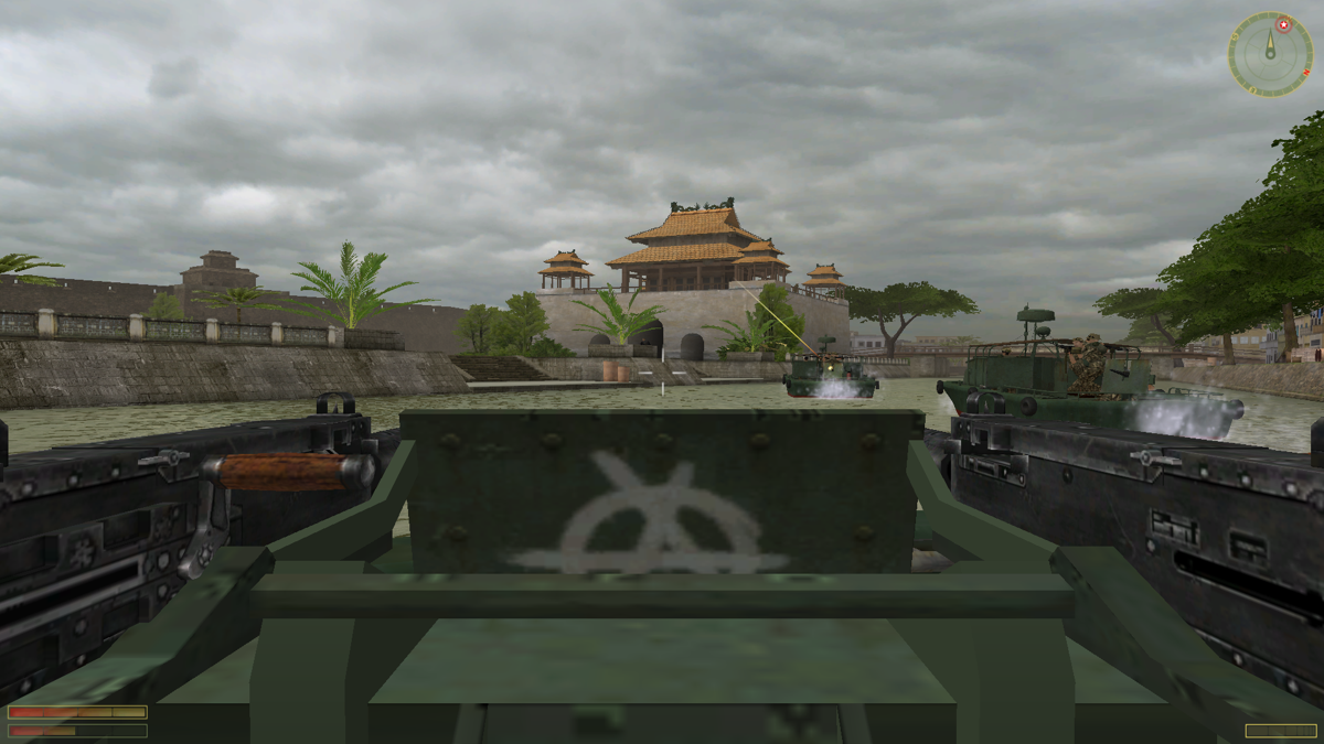 Vietcong 2 (Windows) screenshot: Motorboat ride