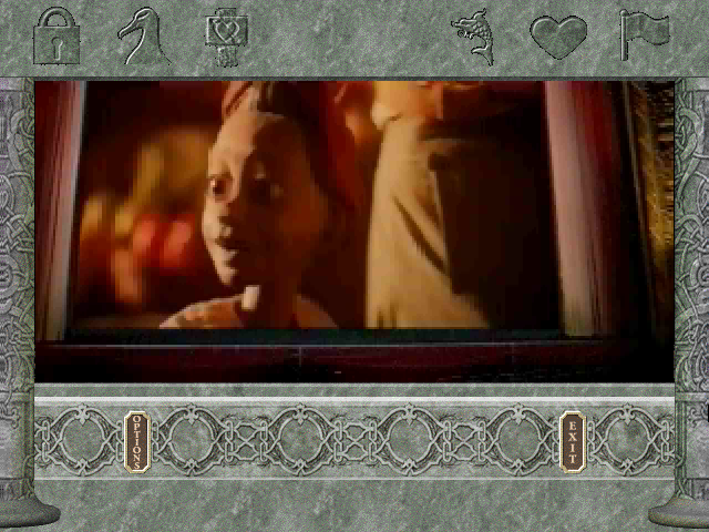 The Adventures of Pinocchio (Windows 3.x) screenshot: Meet Pinocchio in a scene taken from the original movie
